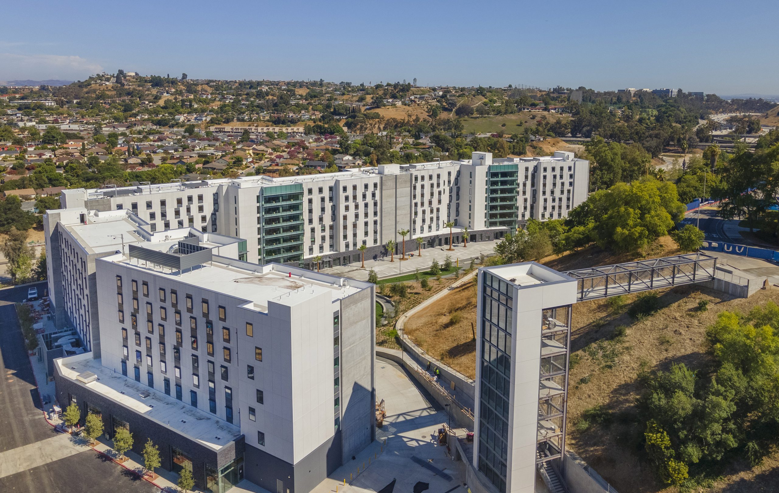 California State University Los Angeles, South Village Student Housing and Pedestrian Bridge